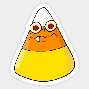 Cornelius the Candy Corn Monster Sticker